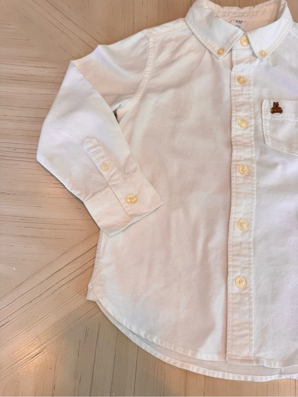 Gap White Oxford Toddler Shirt Size 4Y 🤍
